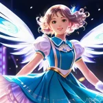 시크릿쥬쥬 인기 에피소드 순위 - **Prompt 1: "First Spark of Magic and Courage"**
    A vibrant, dynamic full-body shot of Magical Gi...