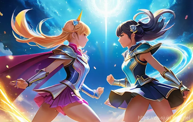 시크릿쥬쥬 인기 에피소드 순위 - **Prompt 1: "First Spark of Magic and Courage"**
    A vibrant, dynamic full-body shot of Magical Gi...