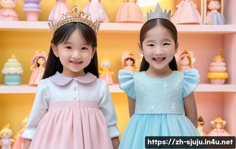 시크릿쥬쥬 유통 플랫폼 - **Prompt:** A vibrant, whimsical pop-up store for "Secret Jouju" toys, designed with sparkling, magi...