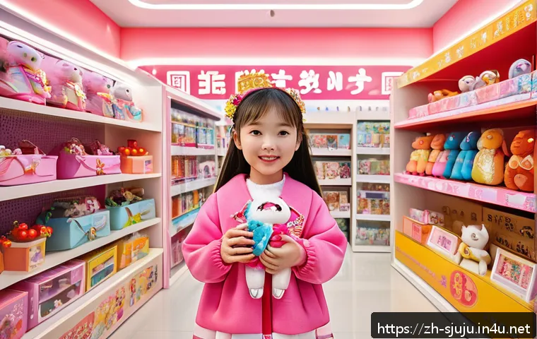 시크릿쥬쥬 구매처 정보 - A vibrant and detailed scene of a young girl wearing a colorful Secret Jouju themed outfit with cute...
